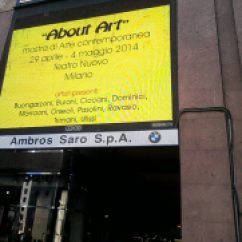 About Art - Milano Teatro nuovo, P.zza San Babila 2014